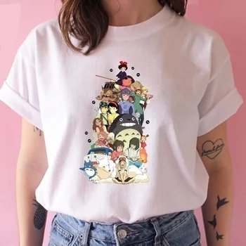 Sunfiz HJN Štúdio Ghibli Hayao Miyazaki Anime Ducha Preč Tričko Lete Muži Ženy Cartoon T-Shirt Japonské Anime Totoro Tričko