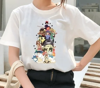 Sunfiz HJN Štúdio Ghibli Hayao Miyazaki Anime Ducha Preč Tričko Lete Muži Ženy Cartoon T-Shirt Japonské Anime Totoro Tričko