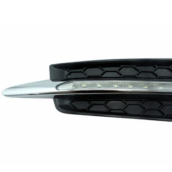 SUNKIA 2ks/Set LED Denných prevádzkových Svetlo 9LED DRL Pre Chevrolet Cruze (2009-2012) DRL S Otočením Signál tlmené Svetlo