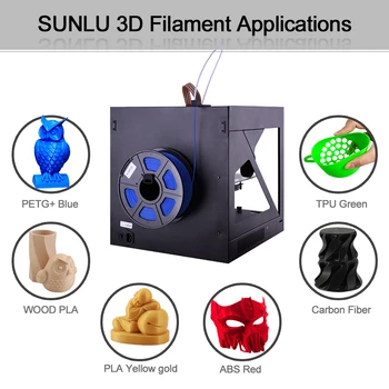 SUNLU PETG Vlákna 1.75 mm 1 KG Anycubic Žiadne Bubliny 3D Vlákna Anycubic Mateial Pre 3d PenGood Pre Tlač Pedant Lamshape