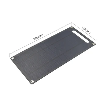 SUNYIMA 6W Monokryštalické Kremíkové Solárne Panely Nabíjanie pomocou pripojenia USB Prenosné, Nepremokavé Solárny Panel, Nabíjačky Mobilných Batérie
