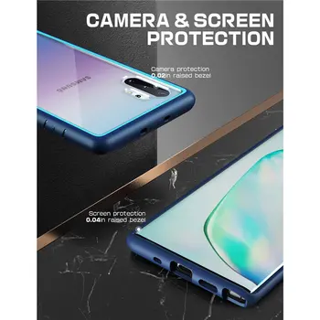 SUPCASE Pre Samsung Galaxy Note 10 Plus Prípade (2019 Uvoľnenie) UB Štýl Premium Hybrid TPU Nárazníka Ochranné Jasné PC Zadný Kryt