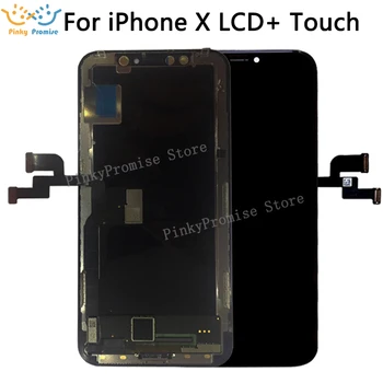 SUPER AMOLED Pre iPhone X LCD Náhradné Pre iPhone X LCD Displej S Dotykovým displejom Digitalizátorom. Montáž pre iphone x lcd