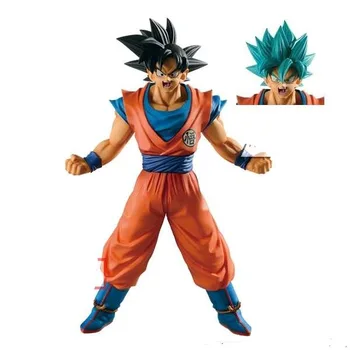 Super Saiyan Anime Postavy Dragon Ball Son Goku PVC Hračky Changable Model Akcie Figurals Zberateľ Juguetes Bábika 25 cm Goku Figma