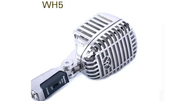 Superlux WH5 klasická Hypercardioid vokálny dynamický mikrofón retro mikrofón zrkadlo chrome stolový stojan ako darček