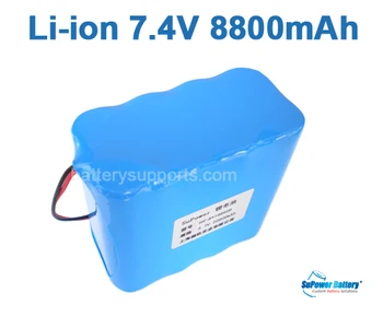 SuPower 7.2 V, 7.4 V 8.4 V 18650 8800mAh Lítium-ion batéria Li-ion Nabíjateľnú Batériu, Max. 5A s vstavaným-in ochrana doska