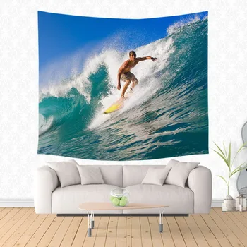 Surfovanie Gobelín Stene Visí Na Mieru Prehoz Cez Posteľ Prestieradlá Koľaji Kryt Domov Wall Art Izba Koberec
