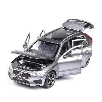 SUV 1:32 XC60 hračka auto model kovového vytiahnuť späť diecasts Hračky 6 dvere svetlo miniatúrne autá detské hračky Auto dekorácie