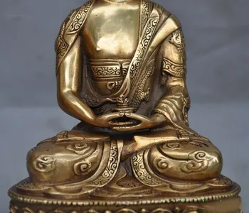 Svadobné dekorácie Čína budhizmus mosadz Bhaisajyaguru Šakjamúni Šákjamuni Tathagáta Budha socha