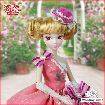 Svadobný dar svadba princezná módne bábiky Kurhn Bábika - Ružová Princezná #99013