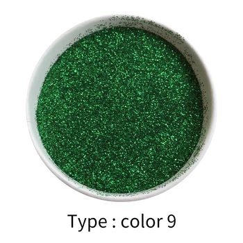 Svetlo Zelená Lesk Prášok Pigment Povlak 50g Akrylová Farba Prášok pre Lak na Nechty, Dekorácia Auta, Ar