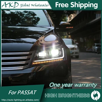 Svetlá Pre VW Passat B7 2012-2016 Magotan DRL Svetlá pre Denné svietenie čelová Lampa LED Bi Xenónové Žiarovky Hmlové Svetlá Auto Príslušenstvo