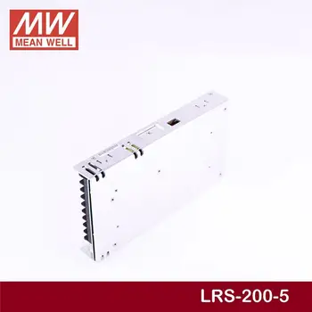 Svieti ZNAMENAŤ AJ LRS-200-5 5V 40A meanwell LRS-200 200W Jeden Výstup Prepínanie Napájania