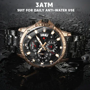 SVIŠŤANIE Striebornej Nerezovej Ocele, Quartz Hodinky Luxusné Mužov Business Náramkové hodinky Vodotesné Sport Chronograf Vojenské Sledovať 2020 Prúd