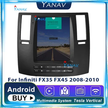Systém Android, GPS Navigácie Auta, Auto Rádio Na Infiniti FX35 FX45 2008 2009 2010 Multimediálne DVD Prehrávač, Stereo Tesla Vertikálne