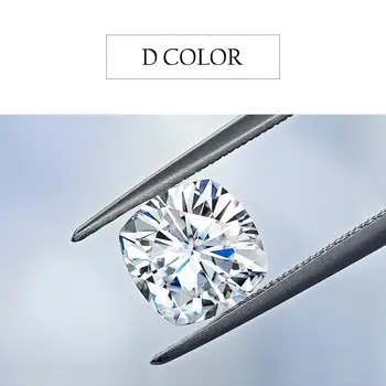 Szjinao Reálne Voľné Drahokam Moissanite CVD Diamant 3ct 8,5 MM D Farba VVS1 Lab Pestuje Cushion-Cut Pre Diamantový Prsteň Náramok