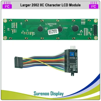 Sériové IIC / I2C / TWI 2002 202 20*2 Väčšie Znakov LCD Modul Displeja Žltá Zelená Modrá s Podsvietením pre Arduino