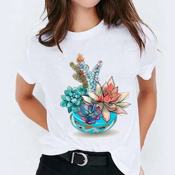 T-košele Top pre Ženy Tlač Vintage Kompas Roztomilý Trend Oblečenie Tlač Lady Dámske Graphic T Shirt Ladies Ženský Čaj T-Shirt
