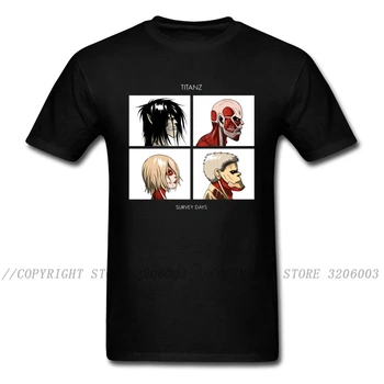 T Shirt Mužov Útok Na Titan Tričko Titan Prieskum Deň T-Vtipné tričko Pánske Anime Tees Bavlnenou Harajuku Streetwear Slim Fit