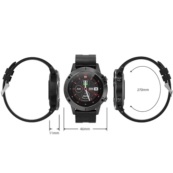 T11 montre intelligente hommes moniteur de fréquence cardiaque pleine ronde hmatové Smartwatch IP67 étanche Fitness Tracker