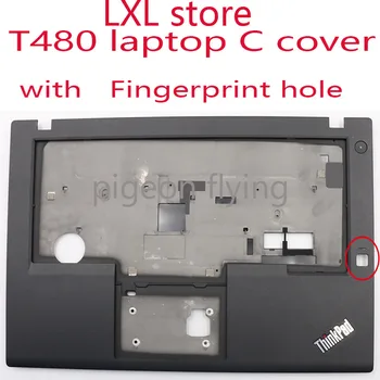 T480 C kryt pre Thinkpad notebook 20L5 20L6 čierna s Odtlačkov prstov otvor FRU 01YR506 AP169000400 nový
