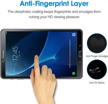 Tablet Displeji Fólia pre Samsung Galaxy Tab A A6 10.1 (2016) T580 T585 - Vode odolné Tvrdené Sklo na Obrazovku Kryt