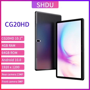 Tablet SHDU 10.1 palcový Octa-Core 3G 4GLTE Hovoru Android10 1920×1200 x 4 gb RAM, 64 GB ROM Typ-C AI-speed-up 5000mAh tablet PC