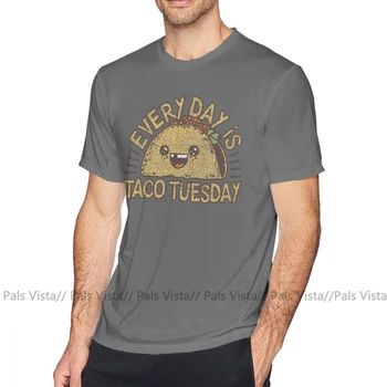 Taco T Shirt KAŽDÝ DEŇ JE TACO UTOROK T-Shirt Vytlačené Short-Sleeve Tee Tričko Bavlna Zábava Bežné Muž 5x Tričko