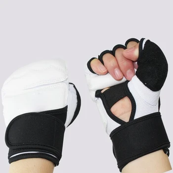 Taekwondo rukavice, Nohy, ruky, chrániče desivé, podložky karate, MMA boxerské muay thai čierna biela Taekwondo ruky stráže výstroj