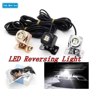 Tak Wai Lee 1Pcs 30W LED Reverzné zadné Svetlo Auto Styling Zdroj Zlaté, Strieborné, Čierne Telo bez Chýb Zálohovanie Licencie Plat Lampa