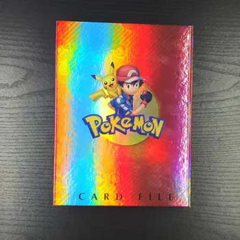 TAKARA TOMY 160pcs Pokemon Karty Album Držiteľ Zbierky Kniha Rebríčku Hračka Darček Deti Klasické Kolekcie Yugioh Karty