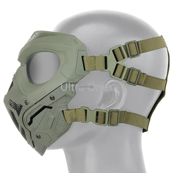 Taktická Vojenská Masku Na Tvár Camo Streľba Airsoftové Lov Vybavenie Paintballové Masky Boj Proti Vetru Cs Wargamr Prípravy Masky