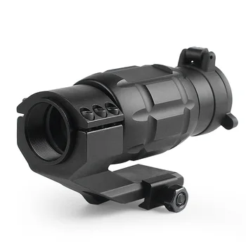 Taktické 3x25MM zväčšovacie sklo Riflescope Optika Puška Rozsah Zameranie Upravený strih 20 MM Železničnej Chrániť Kryt pre Airsoft Lov RL6-0069