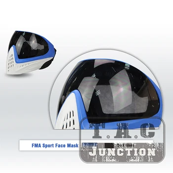 Taktické Okuliare Plná Maska Dual Anti-Fog Tepelnej Vysoká Videnie Nastaviteľné Paintball Objektív Maska Streľba Airsoftové Príslušenstvo BUWT