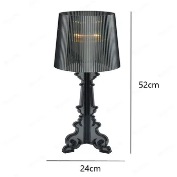Taliansko Design Bourgie Stolové Lampy, Akryl Ghost Tieň Stôl Svietidlá Jednoduché Osvetlenie Spálne Posteli Obývacia Izba Art Decor