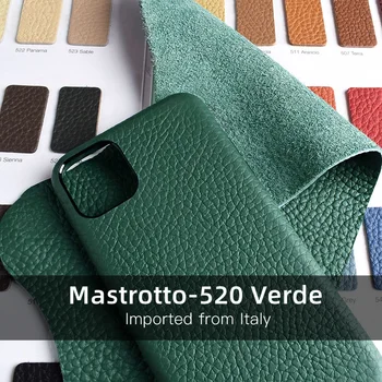 Taliansky Mastrotto Originálne Kožené puzdro pre iPhone 12 Pro Max 11 Xs Luxusné High-end Supercar Cowhide Módne Telefón Prípadoch Kryt