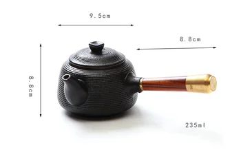 TANGPIN čierna keramická kanvica kanvica čínsky čaj banku pre puer čínskej kung-fu čajové súpravy
