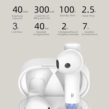 TAOCHIPLE MIR6 Tws Bezdrôtové Slúchadlá športové Slúchadlá auriculares Bluetooth 5.0 Slúchadlo Headset pre xiao oppo samsung telefón