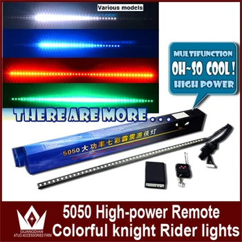 Tcart 1 Nastavte Auto LED Lampa Knight Rider Svetlo Strobe Flash Dekorácie Nepremokavé Auto LED RGB Neon Prúžky Na Mitsubishi Pajero 4