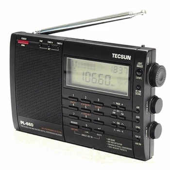 TECSUN PL-660 Rádio PLL SSB VHF AIR Band Rádio Prijímač FM/MW/SW/LW Radio Multiband Dvojitá Konverzia TECSUN PL660 I3-001