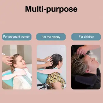 Tehotné Ženy Šampón Povodí Skladacia Vlasy Šampónom, Opláchnite Zásobník Mobile Vlasy Umyť Misa S Odtoková Hadica Pre Tehotné Ženy, Starších Ľudí