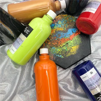 Tekutina farby pigmentu diy / kvapalina kvapalina ručne maľované materiál 500 ml za fľašu / art supplies / maľovanie dodávky