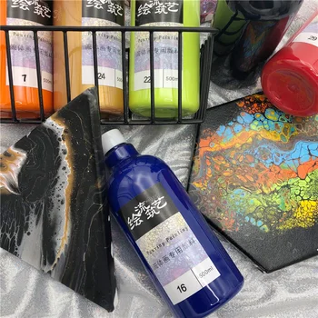 Tekutina farby pigmentu diy / kvapalina kvapalina ručne maľované materiál 500 ml za fľašu / art supplies / maľovanie dodávky