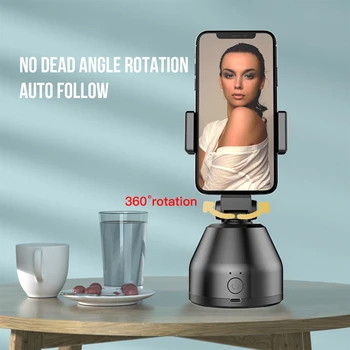 Telefón Gimbal AI Smart Capture, 360° Rotácia rozpoznanie Tváre Objektu, Sledovanie, Kamera Artefakt