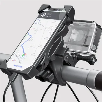 Telefón Majiteľa Fotoaparátu Pripojiť Stojan na Stenu pre Gopro Kamery pre iphone 8/8 Plus Bicykel Bicykel Motocykel Riadidlá GPS Držiak