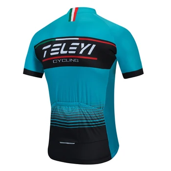 Teleyi 2021 Pánske krátke cyklistické dresy Vlna bod Cyklistické Oblečenie košele MTB Rýchle suché Požičovňa Nosenie Ropa Ciclismo Hombre