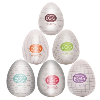 TENGA Egg Pohár Prenosné VAJCIA G-bod Stimulátor Masér Rekreačné Zariadenia Vaginálne Silikónové Mazivo S