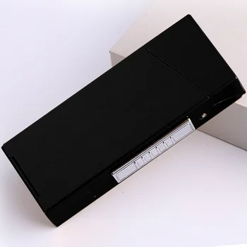 Tenké Ženy Cigariet Prípade s USB Ohrevu Drôtu Ľahšie Kovové Slim Cigaret Box Elektronických Zapaľovačov Fajčenie Príslušenstvo feuerzeug