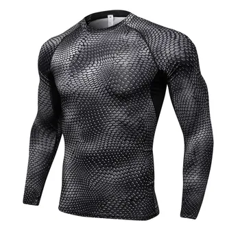 Termálne bielizeň mužov 3D tlač termo tričko camisa termica športové tričko rýchle suché bielizeň mužov pyžamo blúzky calzoncillos