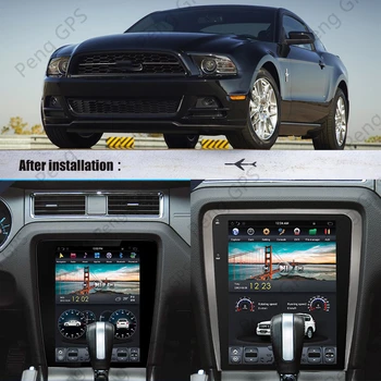 Tesla Obrazovke Android, PX6 Pre Ford Mustang 2010 - Auto multimediálne Stereo prehrávač CARPLAY Žiadne dvd Rádio GPS Navigácie Vedúci jednotky